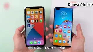 iPhone XR with iOS14 vs Huawei P40 || Speed Test Comparison ||【Known Mobile】