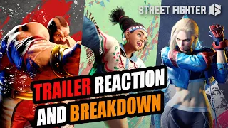 Zangief, Cammy, And Lily Trailer Reaction and Breakdown - SF6