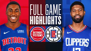 Game Recap: Clippers 112, Pistons 106