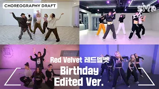 Red Velvet 레드벨벳 'Birthday' Choreography Draft (Edited Ver.)