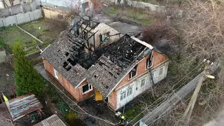 В Днепре на Винницкой горел 2 этажный дом