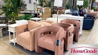 HOMEGOODS (3 DIFFERENT STORES) SHOP WITH ME ARMCHAIRS TABLES FURNITURE SHOPPING STORE WALK THROUGH