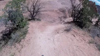 Horsethief bench slickrock drop