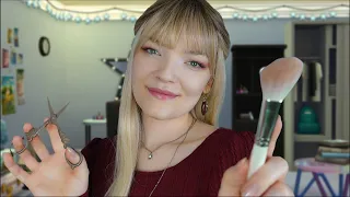 ASMR ⭐ You're a reality TV star! 💄 (doing your make up & gossiping)