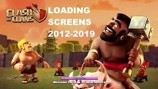 CLASH OF CLANS ALL LOADING SCREENS || 2012 TO 2019 || CLASH OF CLAN ||