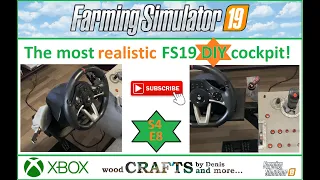 [S4] DIY FS19 Xbox gaming setup E8 - Ignition Switch and Turn signals #DIY#FS19#gaming#setup