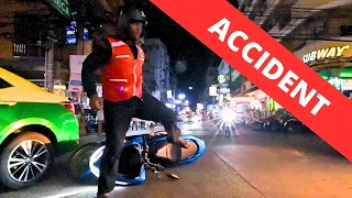 How to not drive in Pattaya Thailand... Soi Buakhao Motorcycle Accident 2nd april 2023