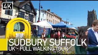 Sudbury, Suffolk, UK | Gainsborough's home town walking tour (with captions)
