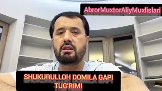 Abror Muxtor Aliy. Shukurulloh domilani gapi nato‘g‘ri edimi...