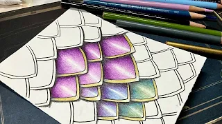 Dragon Scale Doodles - Livestream drawing & coloring