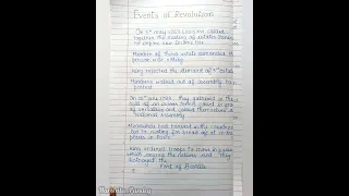 The French Revolution | Best Handwritten Notes | Class 9 History | #harshita_pandey