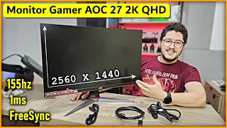 Monitor AOC 27 2K QHD | HERO QUAD Q27G2 Análise