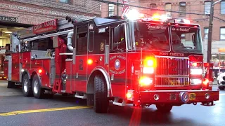 Port Chester Fire Department Rescue 40 & Tower Ladder 2 Responding 9/25/23
