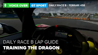 GT Sport Lap Guide: Dragon Trail GR.4 - Ferrari 458