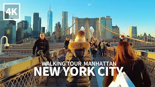 [Full Version] NEW YORK CITY - Walking Tour Manhattan, Brooklyn Bridge Park, DUMBO & Brooklyn Bridge