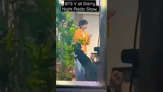 BTS V Cute Moments at Starry Night Radio Show 🥰🥰.#bts#btsshorts#btsarmy #shorts#cute#v#btsv#taehyung