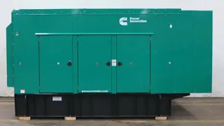 Used Cummins DQHAB 300 kW diesel generator QSM11-G4 EPA Tier 3 engine, 248 Hrs, Yr 2012 CSDG # 3631