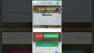 Free dogecoin mining website { no Minimum Withdraw } Free dogecoin earning site today