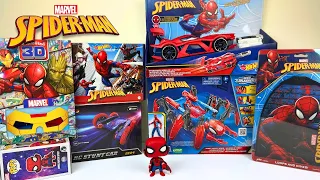 Marvel Spiderman Unboxing Review | Crazy RC Spider Bot Car |  Crawl & Blast Spider Playset