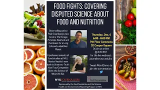 Food Fights: Covering Disputed Science About Food and Nutrition | Kavli Conversation - Dec 6, 2018
