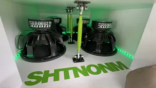 Impressive Bass! 4 Sundown X 18s On 2 Salt 8ks