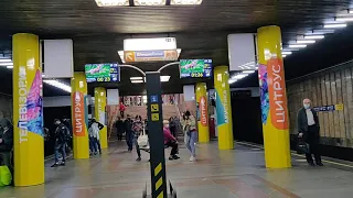 Метро. Станция метрополитена "Почайна", бывшая Петровка