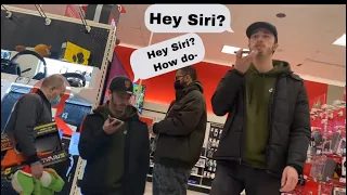 ASKING SIRI EMBARRASSING QUESTIONS IN PUBLIC!! 😭*must watch*