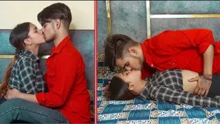 PHYSICAL PRANK ON MY SO MUCH CUTE GIRLFRIEND 😍😱ll REAL KISSING PRANK ll GONE ROMANTIC llCUTE COUPLE