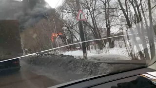 Пожар Егорьевское шоссе.