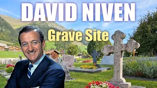 DAVID NIVEN grave site in Switzerland