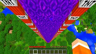 ZNALAZŁEM NAJDŁUŻSZY PORTAL z TNT w Minecraft!