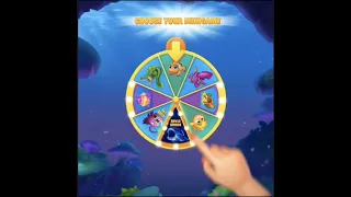 Fishdom game ads '115' Choose Minigame Wheel of Fortune