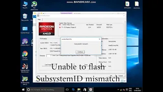 Flashing stock bios on AMD mining graphic cards (Subsystem ID error / ATIflash / Force flashing )