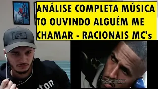 REACT e ANÁLISE - Racionais MC's - Tô Ouvindo Alguém Me Chamar