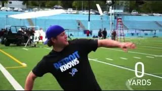 Have you ever wondered how far Detroit Lions QB Matthew Stafford could throw a banana?