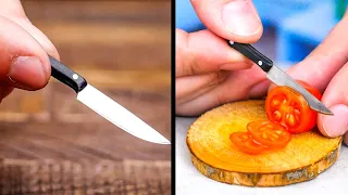 AMAZING MINIATURE CRAFTS FOR YOUR KITCHEN AND HOME || 5-Minute Recipes For The Family!