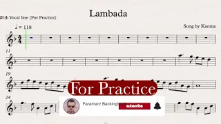 Lambada - Kaoma - Sheet music for Practice