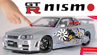 [Unboxing] 1:18 MOTORHELIX Nissan Skyline GT-R R34 Z-TUNE NISMO /   WOW / 4K video