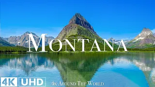 FLYING OVER  MONTANA (4K UHD) - Relaxing Music Along With Beautiful Nature Videos - 4K Video HD