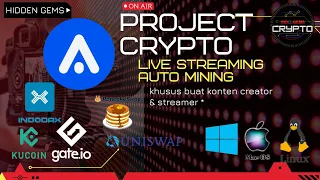 #5 AIOZ NETWORK | STREAMING SAMBIL MINING ,AUTO SULTAN |HIDDEN GEMS INDO | KOIN MICIN | POTENSI100x