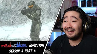 The Thing Red/Blue Line - Red Vs Blue - S4 Ep 6 | Reaction/Review