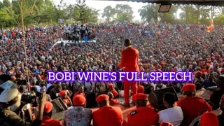 BOBI WINE'S FULL SPEECH- MUKONO