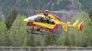 EC -145 | Choucas 74 | Dragon 74 | DZ des Bois | Chamonix Mt Blanc