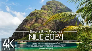 【4K】🇳🇺🌴 Drone RAW Footage 🔥 This is NIUE 2024 🔥 Lalotuake 🔥 Limu Pools & More 🔥 UltraHD Stock Video