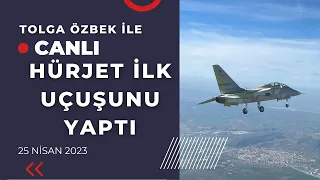 #canlı HÜRJET ilk uçuşunu yaptı… Tolga Özbek anlatıyor #hürjet t