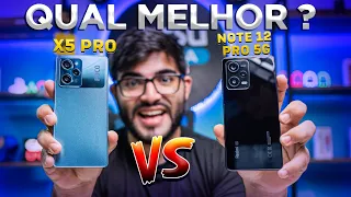 EITA! Redmi Note 12 PRO 5G é MELHOR que Poco X5 PRO? Xiaomi com confusão entre parentes! Comparativo