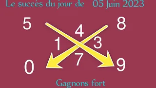 LA CROIX DU JOUR DE 05 JUIN 2023 ET LE CALCUL DES PIONS FORT POUR GAGNER AU LOTO, (NY ,Florida)