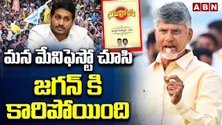 మన మేనిఫెస్టో చూసి జగన్ కి కారిపోయింది | Chandrababu Hot Comments On YS Jagan | ABN