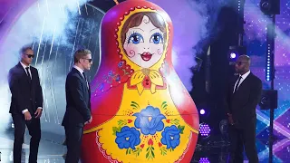 The Masked Singer Premiere - Russian Doll sings Michael Jackson Man in the Mirror