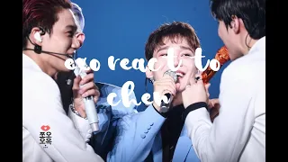 EXO REACT TO CHEN SINGING